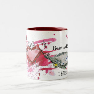 Heart och Sole Valentine Mugg