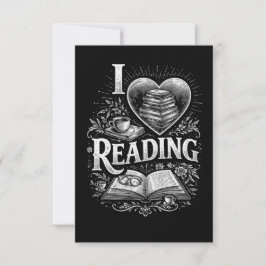Heart of a Book Lover Tack Kort