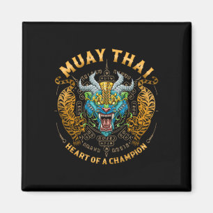Heart Of A Champion - Kickboxning Och Muay Thai Li Magnet