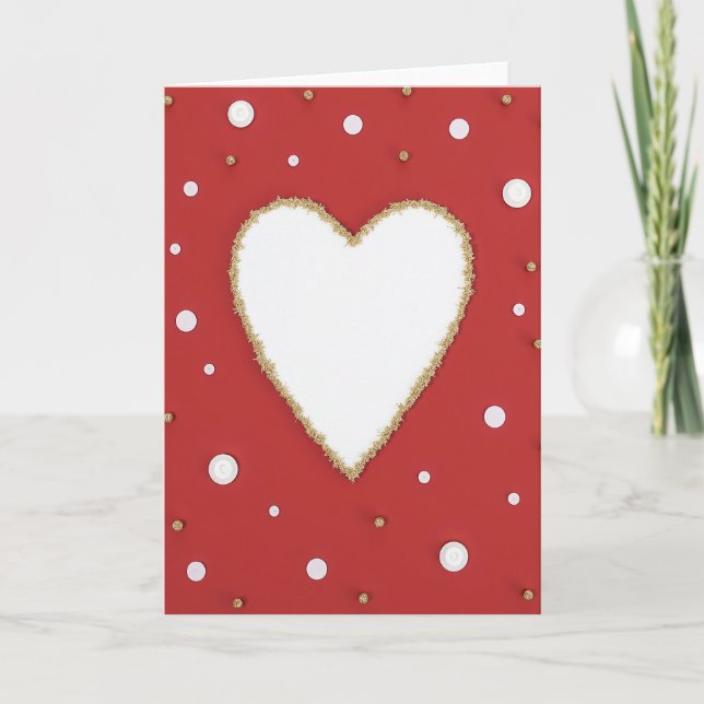 Heart Of Gold Julkort Kort (Framsida)