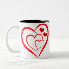 Heart of Hearts Mug Två-Tonad Mugg