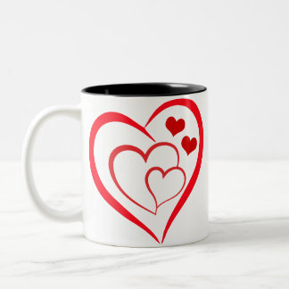 Heart of Hearts Mug Två-Tonad Mugg