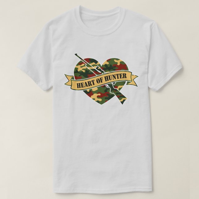 Heart of Hunter – Wild Instinct T-Shirt (Design framsida)