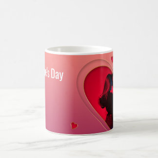Heart Of Love-Romantic Coupe Holding Hands Design Kaffemugg