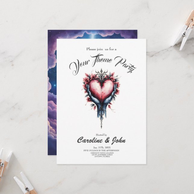 Heart of Quiet Magic. Inbjudningar (Fram/Back In Situ)