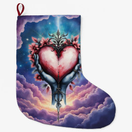 Heart of Quiet Magic Stor Julstrumpa