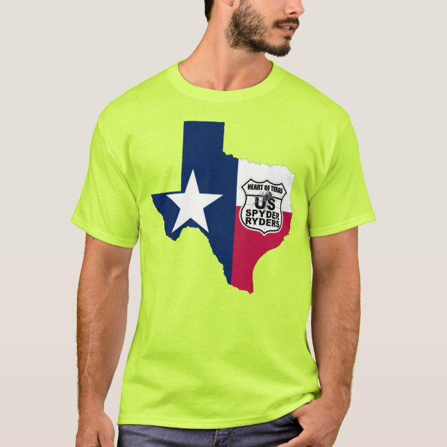 Heart Of Texas Kapitel - RWB Stat T Shirt (Framsida)