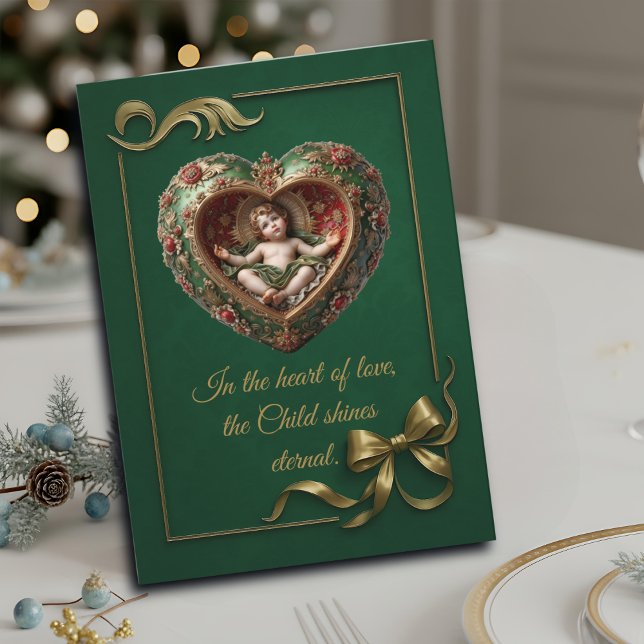 Heart of the Divine Child Folded Greeting Card Kort (Skapare uppladdad)