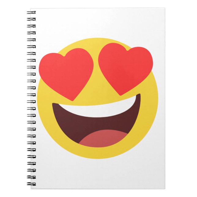 Heart Öga Emoji Anteckningsbok (Framsidan)