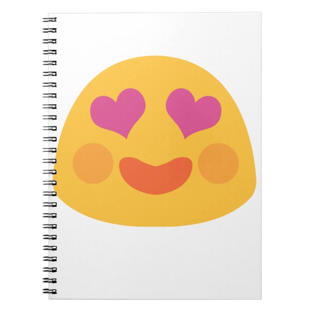Heart Öga Emoji Anteckningsbok (Framsidan)