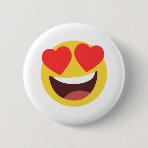 Heart Öga Emoji Knapp