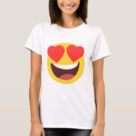 Heart Öga Emoji T Shirt