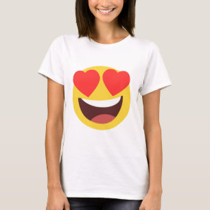 Heart Öga Emoji T Shirt