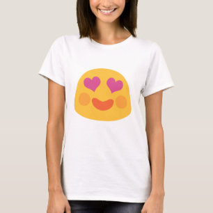 Heart Öga Emoji T Shirt