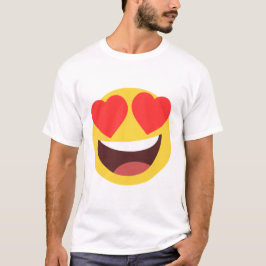 Heart Öga Emoji T Shirt
