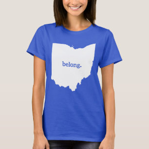 Heart Ohio State Karta, Belong T Shirt
