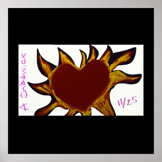 Heart on Fire Poster (Framsidan)