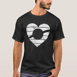 Heart One Wheel Kärlek Electric Skateboard Flyter T Shirt