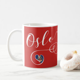 Heart Oslo Mugg, norska Kaffemugg