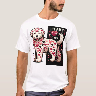 Heart Päls You - Hund Kärlek-fläckar Tee