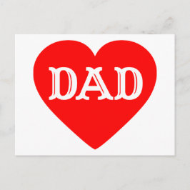 HEART PAPPA VYKORT