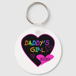 Heart Pappor Girl T Shirts and Gifts Nyckelring