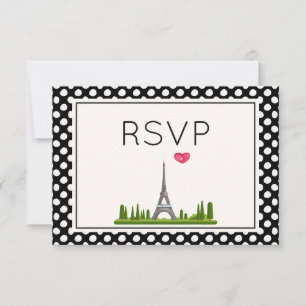 Heart Paris med Eiffel Torn OSA Kort