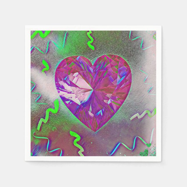 Heart Party Pappersservett (Framsidan)