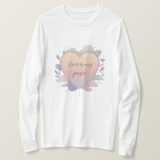 Heart Pastel Illustration T Shirt