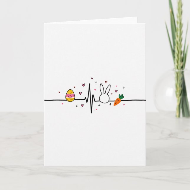 Heart Pattern Celebration Card Kort (Framsida)