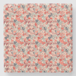 Heart Pattern - Cute and Lovely Valentine's Day Stenunderlägg