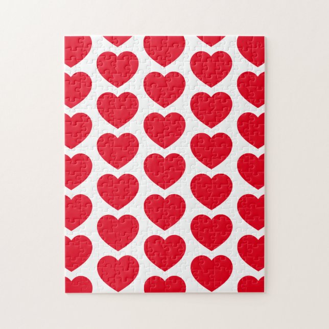 Heart Pattern Valentine Frustrating Pussel (Vertikal)