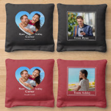 Heart Photo Bröllop Teams Bride & Groom