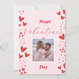 Heart Photo Ram Valentines day Gift Card Inbjudningar