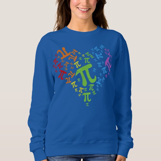 Heart Pi Day Ley Ley Lärare for Women T Shirt (Framsida)