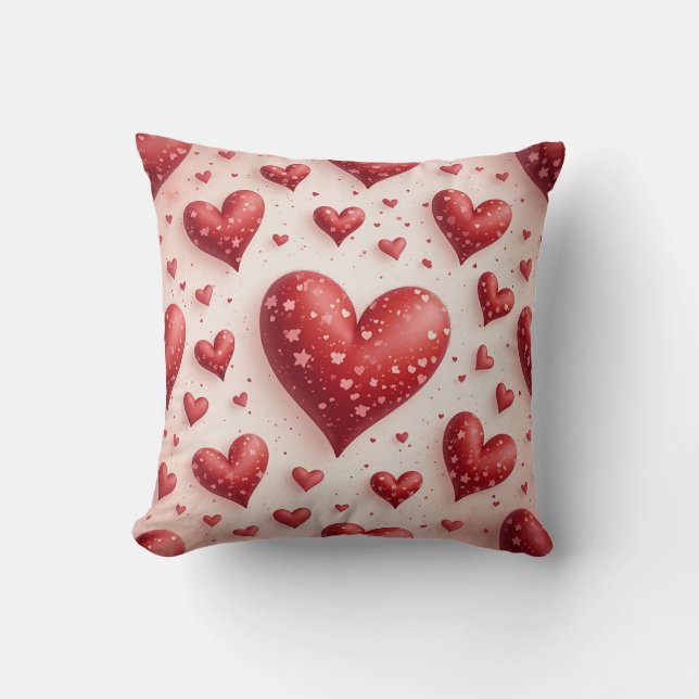 Heart Pillow Cushion Kudde (Framsida)