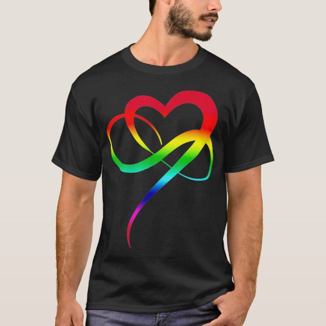 Heart-politik för Heart-instabiliteten i Heart Kär T Shirt (Framsida)