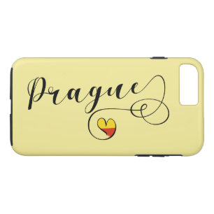 Heart Prag Mobile Phone Case, Tjeckiska