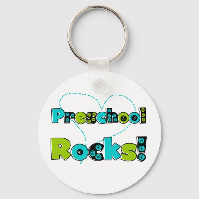 Heart Preschool Sten Nyckelring (Framsida)