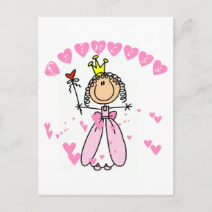 Heart Princess Tshirts och Gifts Vykort