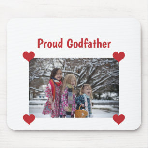 Heart Proud Godfather Kärlek personalize Photo Mak Musmatta