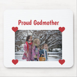 Heart Proud Godmor Kärlek personalize Photo Make Musmatta