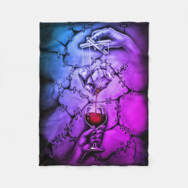 Heart Puppet Fleecefilt