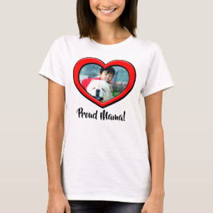 Heart Ram Mamma Photo Mors dag Personlig T Shirt