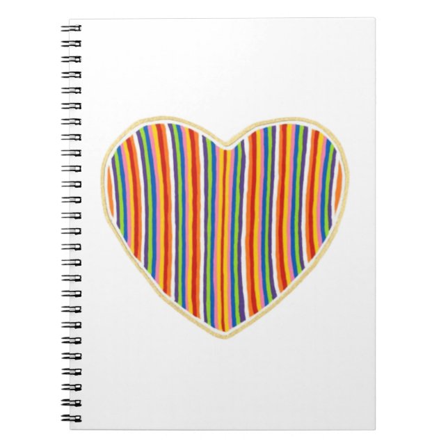 Heart Rand - bärbar dator Anteckningsbok (Framsidan)