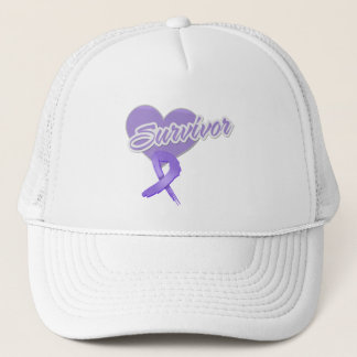 Heart Ribbon - Hodgkins lymphoma Survivor Keps