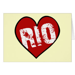 HEART RIO HÄLSNINGSKORT