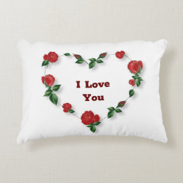 Heart Ro Valentine accent Pillow Prydnadskudde