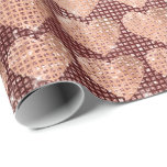 Heart  Rosa ros Guld Glam Burgundy Sparkly Presentpapper<br><div class="desc">Minimalism och elegance Glam och Chic Delikat Wrapping Papper</div>