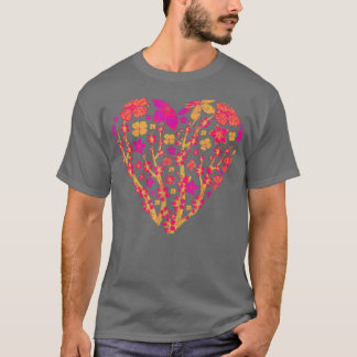 Heart Sakura Japansk Flower 80s Vaporwave Cherry T Shirt